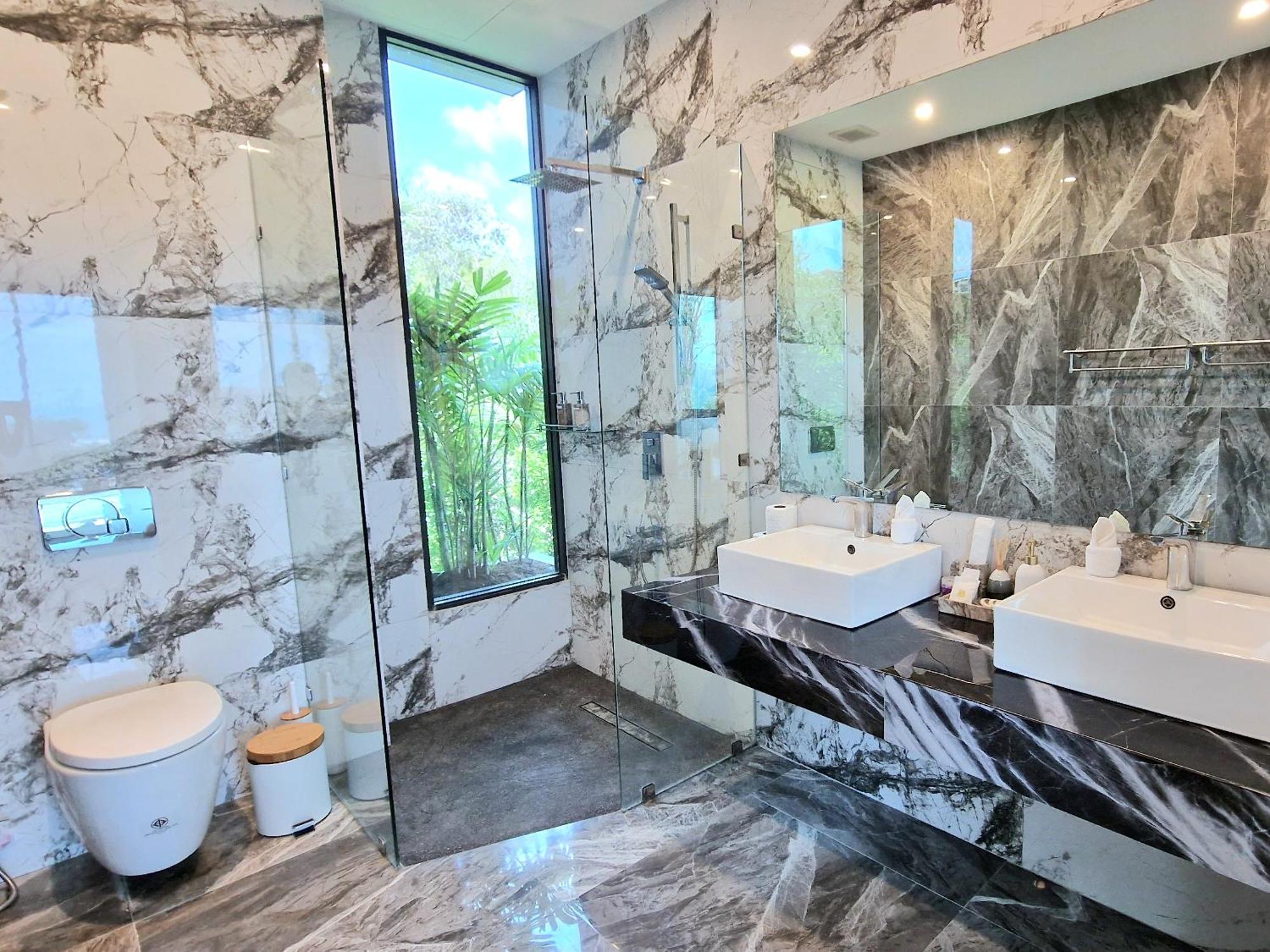 Villa Obsidian, With Staff, Sea View And Walk To Choeng Mon Beach Extérieur photo