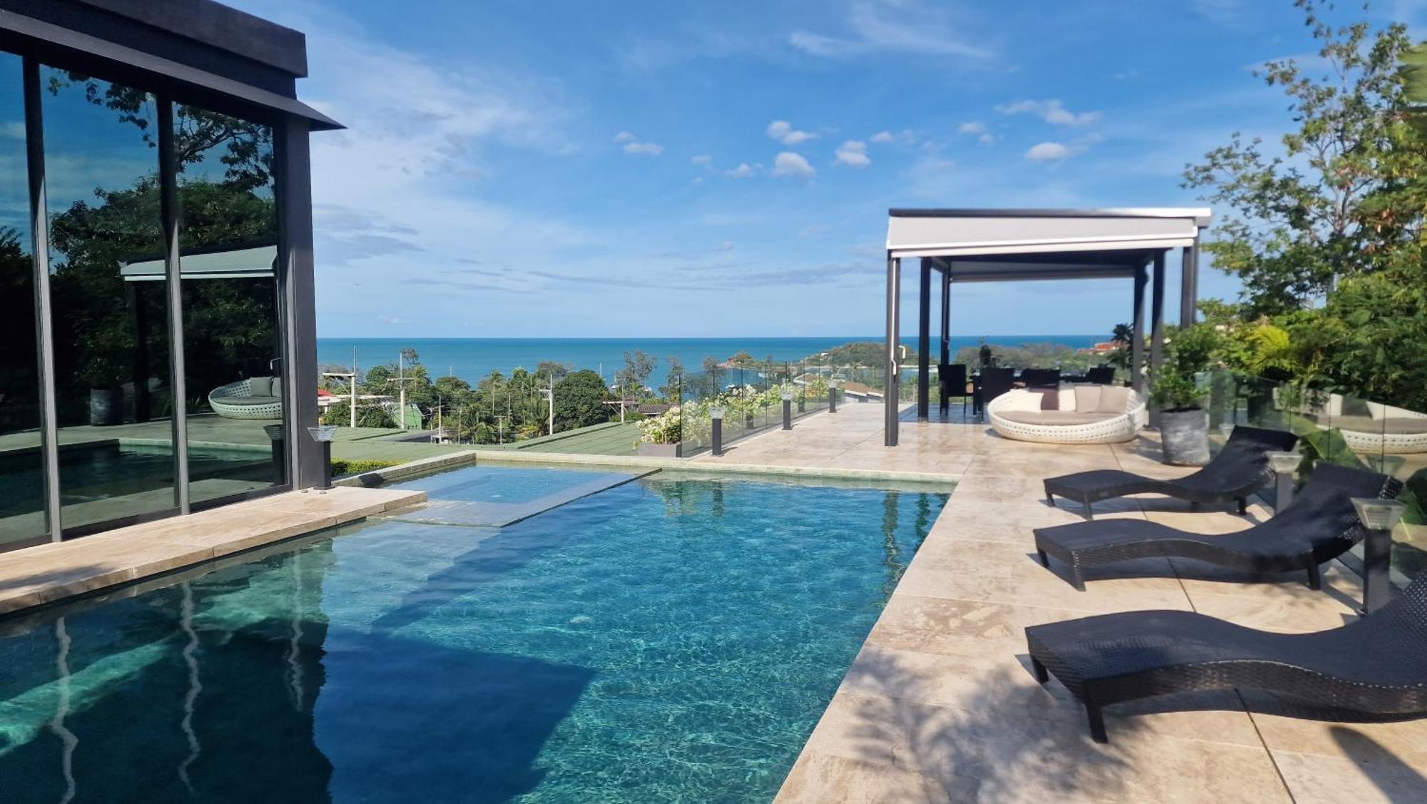 Villa Obsidian, With Staff, Sea View And Walk To Choeng Mon Beach Extérieur photo