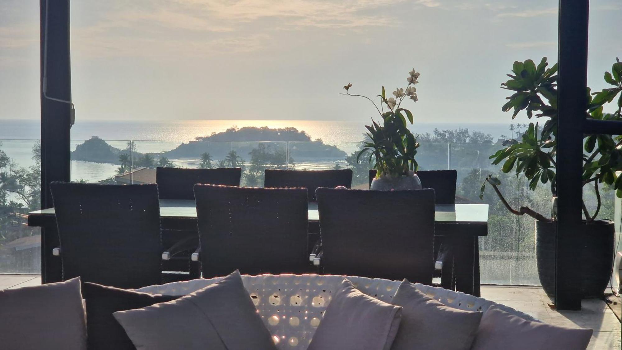 Villa Obsidian, With Staff, Sea View And Walk To Choeng Mon Beach Extérieur photo
